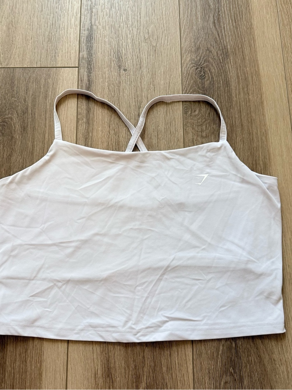 Gymshark Light lilac Strappy Crop Tank size xl